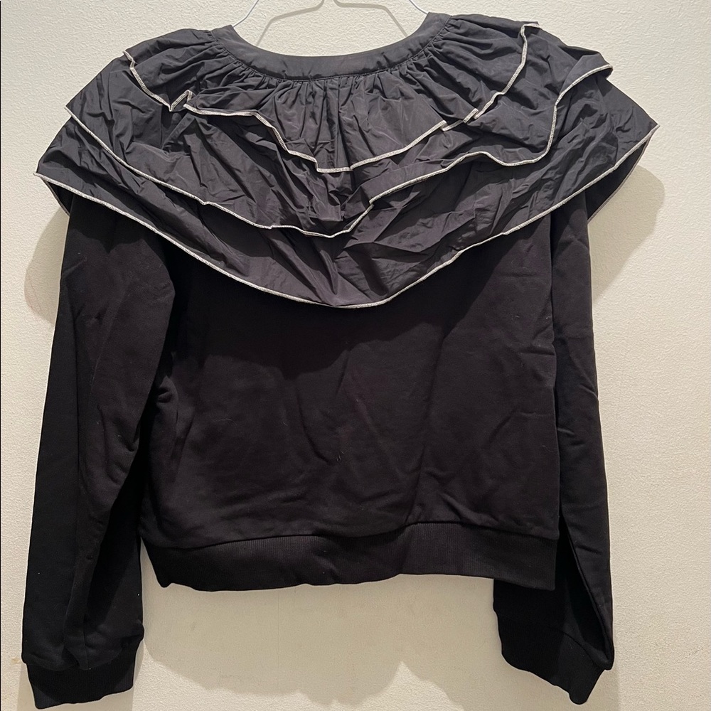 Black Zara sweater with bow details - Picture 2 of 3